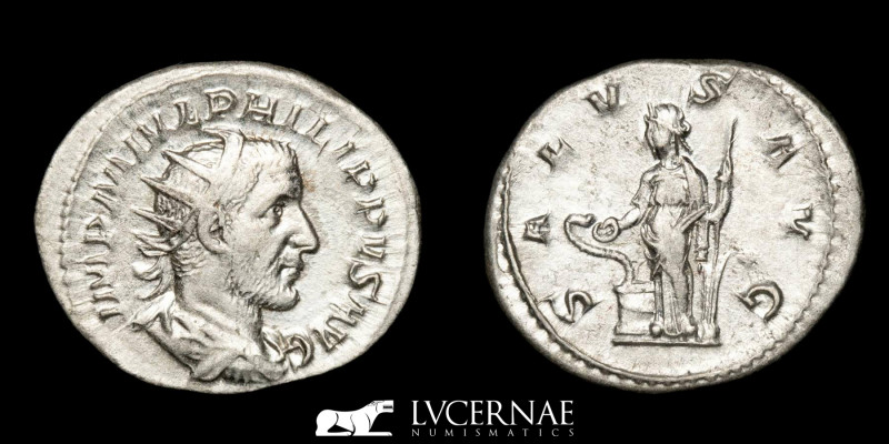Roman Empire - Philip I Arab AD 244-249. Silver antoninianus (3.93 g. 23 mm.). M...