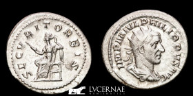 Philip I Silver Antoninianus 4,90 g 24 mm Rome 244-249 AD EF