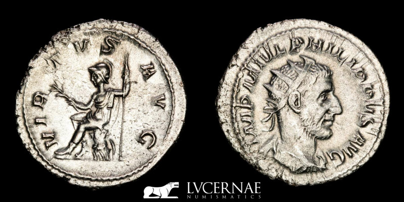 Roman Empire - Philip I - Silver Antoninianus (4.26 g 24 mm). Rome, AD 244. 

IM...