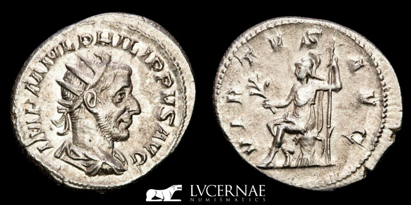 Roman Empire - Philip I the Arab (244-249 A.D.) 
Silver antoninianus (4.50 g 23 ...