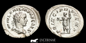 Philip II as Caesar Silver Antoninianus 3.60 g, 26 mm Rome 244-249 AD. Good very fine