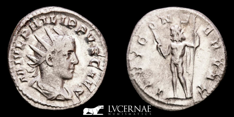 Roman Empire - Philip II. As Caesar, (A.D. 244-247.)
Silver antoninianus (4.64 g...