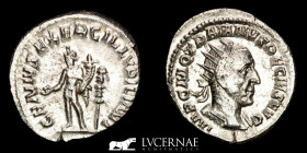 Trajan Decius Silver Antoninianus 4.15 g, 23 mm Rome 249/51 AD. AU (About Uncirculated)