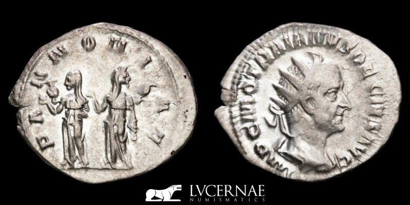 Roman Empire - Trajan Decius (249-251 A.D.), silver antoninianus (3.60 g. 24 mm....