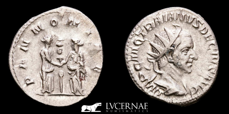 Roman Empire - Traianus Decius (249-251 AD) - Silver Antoninianus (3,54 g. 21 mm...