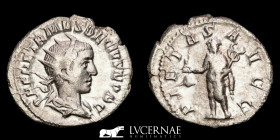Herennius Etruscus  Silver Antoninianus 3.42 g., 23 mm Rome 250 AD. Good Very Fine