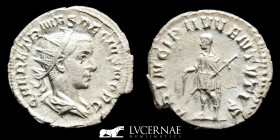 Herennius Etruscus Silver Antoninianus 3.68 g, 22 mm Rome 250 A.D. extremely fine