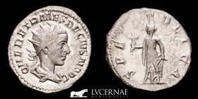 Herennius Etruscus  Silver Antoninianus 3.99 g., 22 mm. Rome 250 A.D. Near Extremely fine