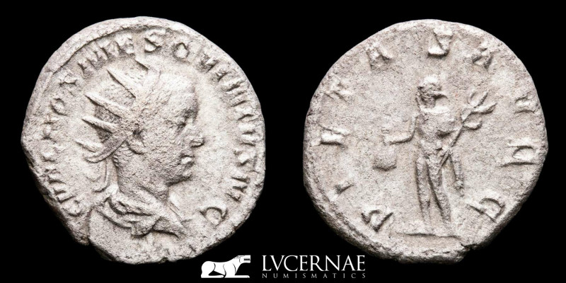 Roman Empire - Hostilian, as Caesar, 250-251. AR Antoninianus (4.12 g 21 mm), Ro...