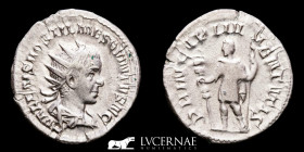 Hostilian 250-251 AD Silver Antoninianus 3.71 g. 22 mm. Rome 251 Good very fine (MBC+)
