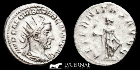 Trebonianus Gallus Silver Antoninianus 3.56 g., 22 mm. Rome 251-253 A.D. Good very fine (MBC+)