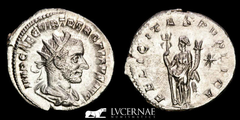 Roman Empire.
Trebonianus Gallus, AD 251-253. Silver Antoninianus. Rome mint. 

...
