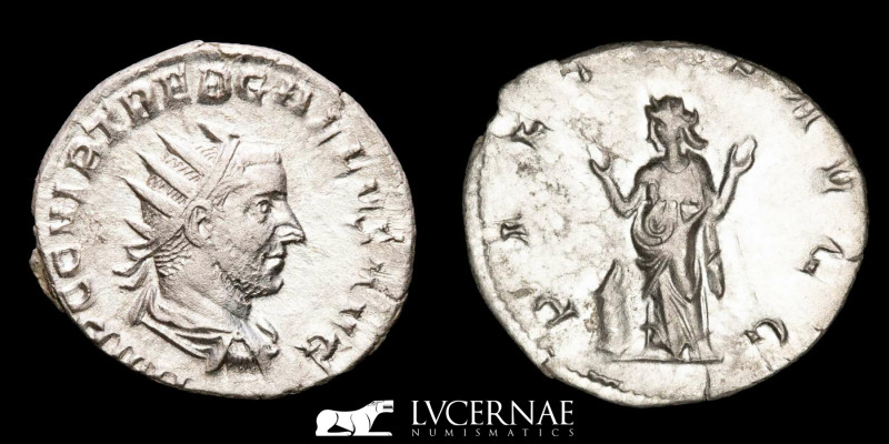 Roman Empire - Trebonianus Gallus, 251-253 A.D. Silver antoninianus (3.47 g., 22...