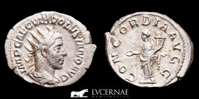 Volusian Silver Antoninianus 3.15 g. 23 mm. Rome 251-253 AD. EF
