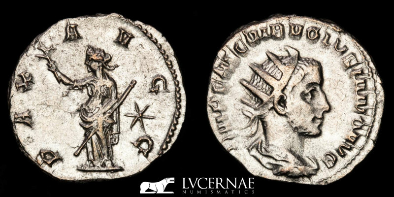 Volusian AR Antoninianus. Rome, AD 251-253. 

IMP CAE C VIB VOLVSIANO AVG, radia...