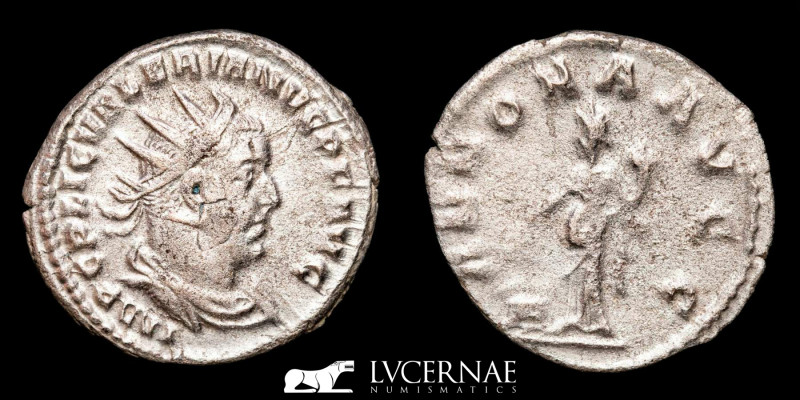 Roman Empire - Valerian I (253-260 A.D.) Silver antoninianus (3,42 g 22 mm.). Mi...