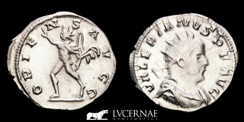 Valerianus I (A.D. 253-260) . Silver antoninianus (2,07 g. 22 mm.)
Minted in Col...