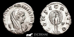 Diva Mariniana Silver AR Antoninianus 3.00 g. 20 mm. Rome 253 AD. Good very fine (MBC+)