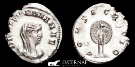 Diva Mariniana Silver AR Antoninianus 3.07 g. 22 mm. Rome 253 AD. Extremely fine