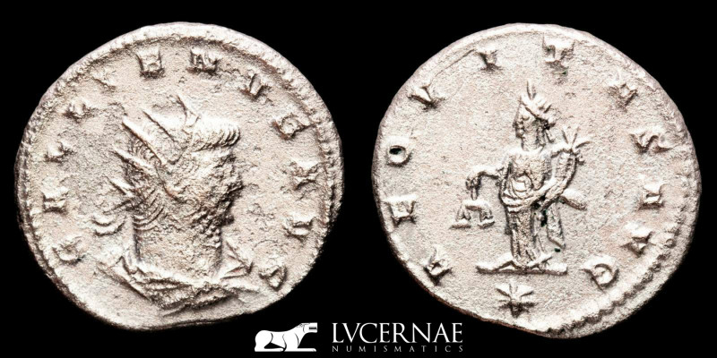 Roman Empire - Gallienus in the sole reign (260-268 A.D.) bronze silvered antoni...