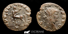 Gallienus  Bronze Zoo Series 2.67 g, 20 mm Rome 267 Near extremely fine