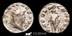 Gallienus Silvered billon Antoninianus 2.11 g, 19 mm Mediolanum 262-264 A.D. Good very fine