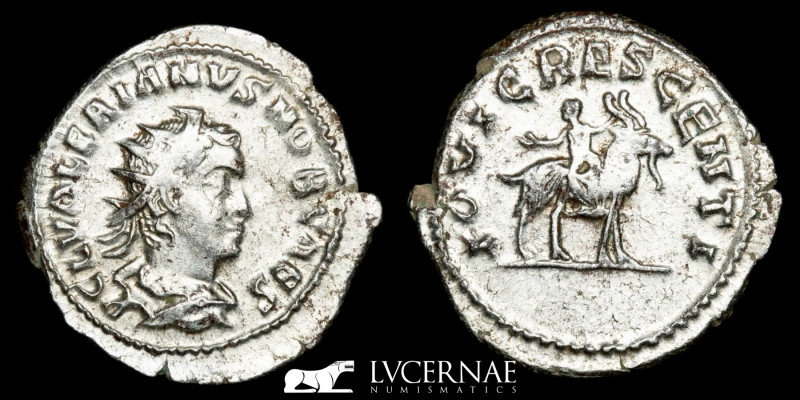 Roman Empire - Valerianus II caesar. Silver antoninianus (3,63 g. 22 mm.), from ...