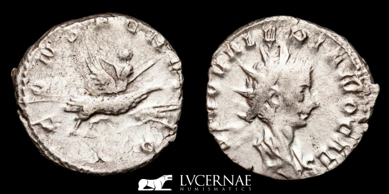 Roman Empire - Divus Valerian II (died 258). Silver antoninianus (3,65 g., 21 mm...