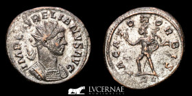 Rare Aurelian  Silvered Bronze Antoninianus 3.90 g. 23 mm. Lugdunum 270-275 A.D. Good very fine (MBC+)