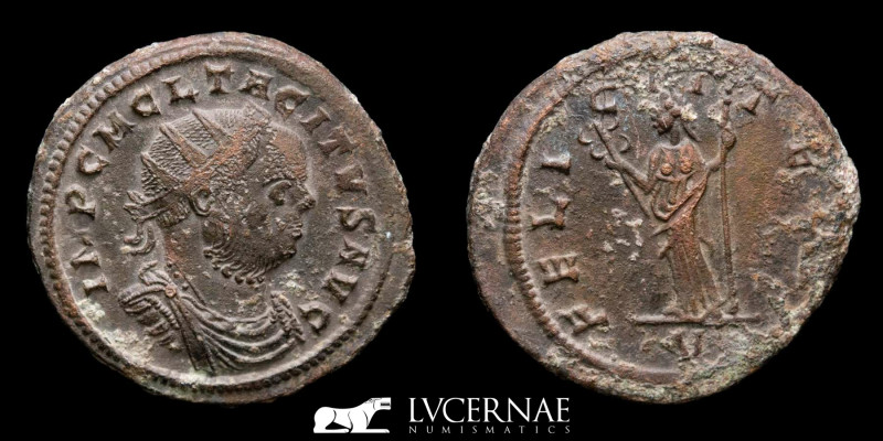 Roman Empire - Tacitus (275-276 AD). - Antoninianus (4.05 g, 23 mm)
Ticinum (Pav...