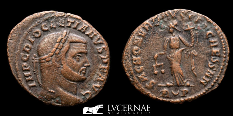 Roman Empire - Diocletian. (284-305 A.D.)
Bronze large follis (8.36 g. 30 mm.). ...