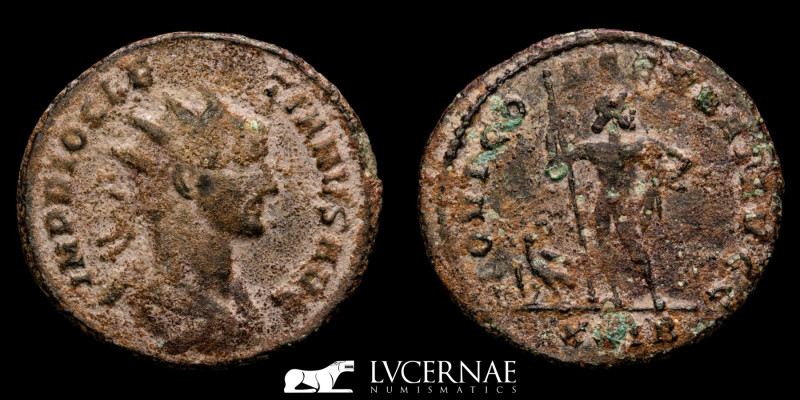 Roman Empire. - Diocletian (284-305 A.D.). Bronze Antoninianus. (3.22 g., 22 mm....