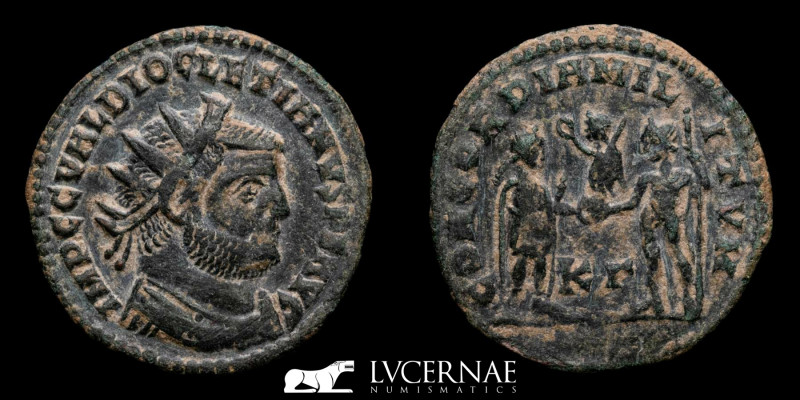 Roman Empire. - Diocletian (284-305 A.D.), Cyzicus mint, Bronze Radiate Follis (...