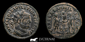 Diocletian  Æ Bronze Æ Radiate 1.91 g., 22 mm. Cyzicus 284-305 A.D. Good very fine