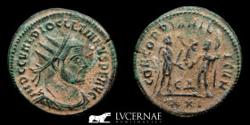 Diocletian  Bronze Radiate 4.02 g., 21.5 mm. Antioch 293 A.D. Good very fine