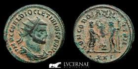 Diocletian Bronze Antoninianus 4.22 g., 22 mm. Antioch 293/5 A.D. Good very fine
