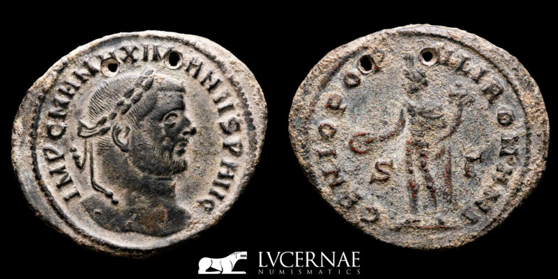 Roman Empire - Maximianus (286-305 A.D.) Bronze large Follis (8,84 g., 30 mm). S...