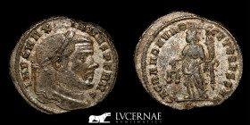 Maximianus Æ Bronze Follis 8.68 g., 29 mm. Rome 300 AD Near Extremely fine
