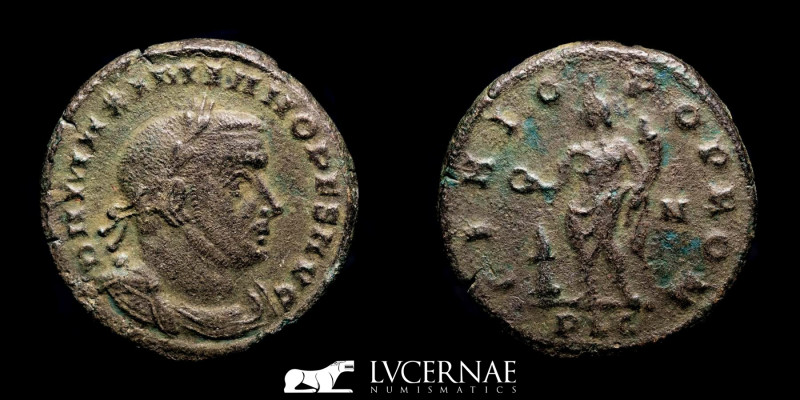 Roman Empire - Maximianus as senior augustus (305-307 A.D.). Bronze follis, mint...