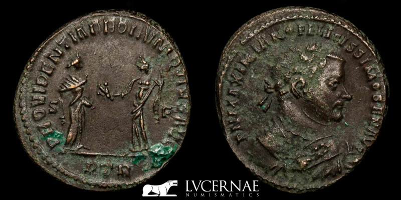 Roman Empire - Maximianus as Senior Augustus (305-307 AD), AE Large Follis (9.70...