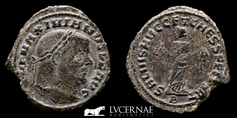 Roman Empire - Maximianus I (286-305 A.D.) Bronze follis (8,01 g., 27 mm). Carth...