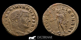 Maximianus Herculius bronze follis 7,78 g. 28 mm Rome 286-305 Very Fine