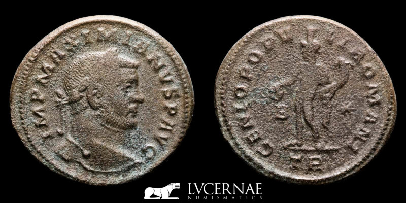 Roman Empire - Maximianus Herculius (AD 286-305.) Treveri mint.
Follis Æ (9.54 g...