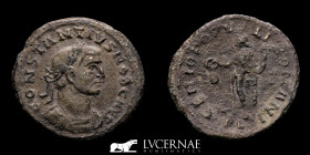 Constantius I Silvered Bronze Follis 10,57 g, 27 mm. Lugdunum 298 A.D. Good very fine (MBC+)