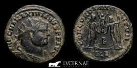 Maximianus Bronze Antoninianus 2.87 g., 20 mm. Alexandria 296/7 AD Good very fine