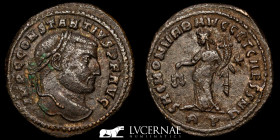 Constantius I Æ Bronze Large Follis 9.78 g., 30 mm. Rome 305 AD Good very fine (MBC)