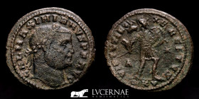 Galerius Bronze Follis 5.91 g., 26 mm. Cyzicus 309/10 AD Good very fine (MBC)