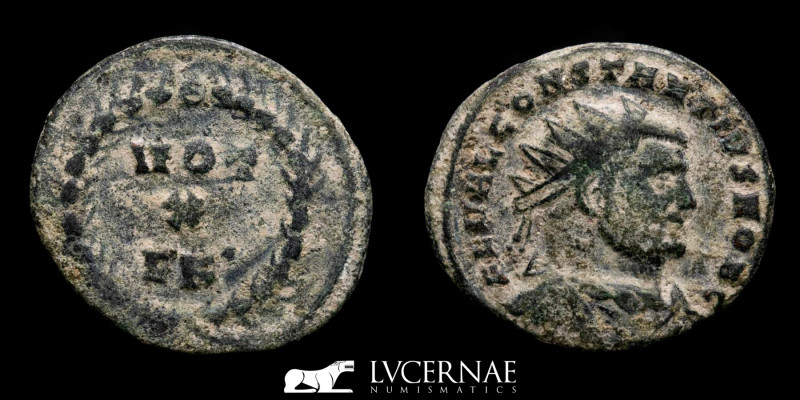 Roman Empire. - Constantius I as Caesar, (AD 293-305), AE fraction (3.98 g., 22 ...