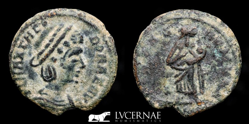 Roman Empire - Theodora (posthumous issue) - Died before AD 337.
Bronze half fol...