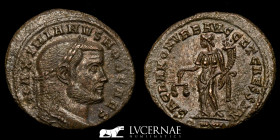 Galerius Æ Bronze Large Follis 9.14 g. 29 mm. Rome 302-5 Near extremely fine
